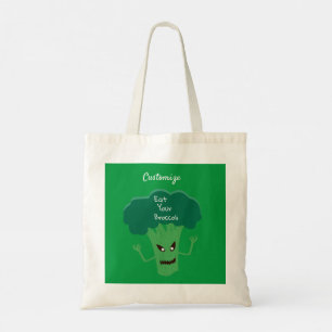 Skrämmande Broccoli Thunder_Cove Tygkasse