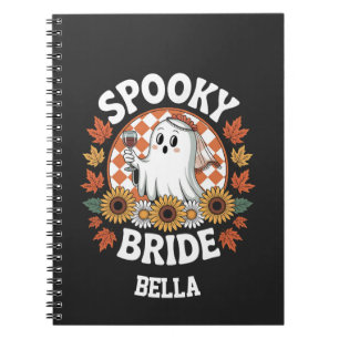 Skrämmande brud spöke Halloween Personlig Anteckningsbok