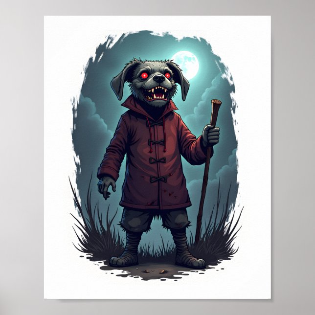Skrämmande Cane Corso Poster (Framsidan)