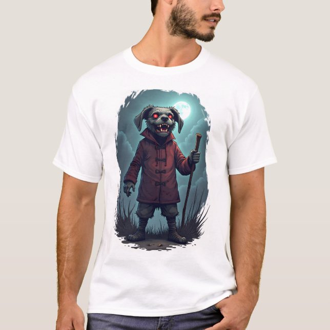 Skrämmande Cane Corso T Shirt (Framsida)