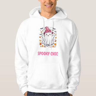 Skrämmande Chic Häxa Spöke Hoodie