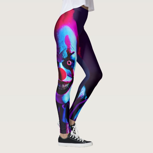 skrämmande clown leggings (Höger)