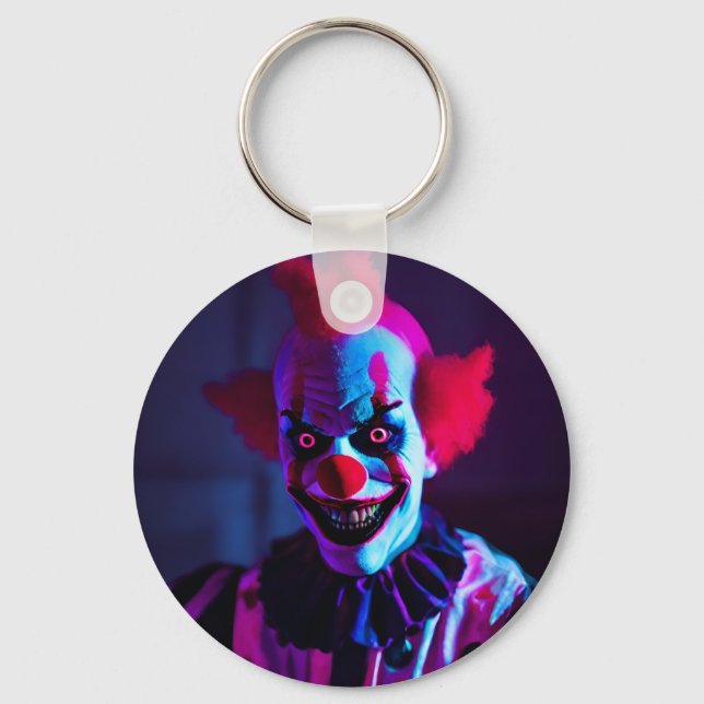skrämmande clown nyckelring (Framsida)