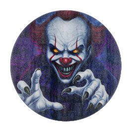Skrämmande clown skärbräda