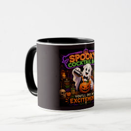 Skrämmande Cocktailbar Halloween-spöke Mugg