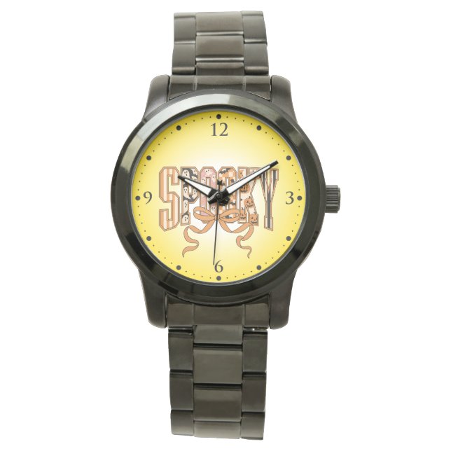 Skrämmande Coquette Halloween-estetik-66166 Armbandsur (Framsida)