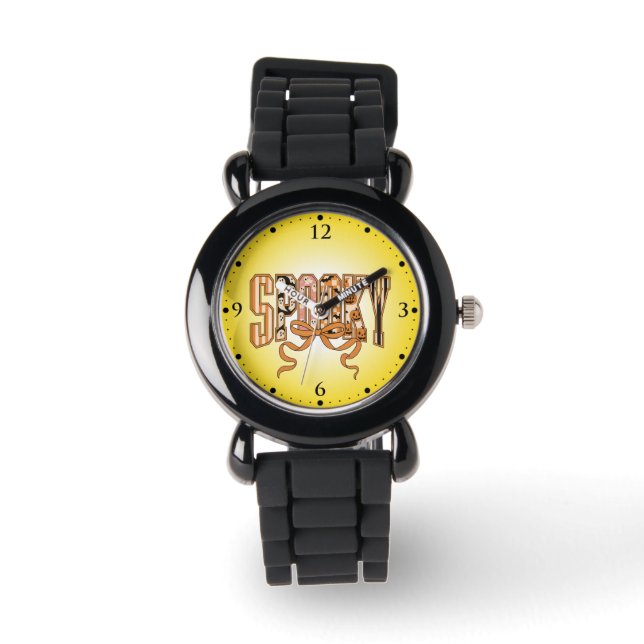Skrämmande Coquette Halloween-estetik-66166 Armbandsur (Framsida)