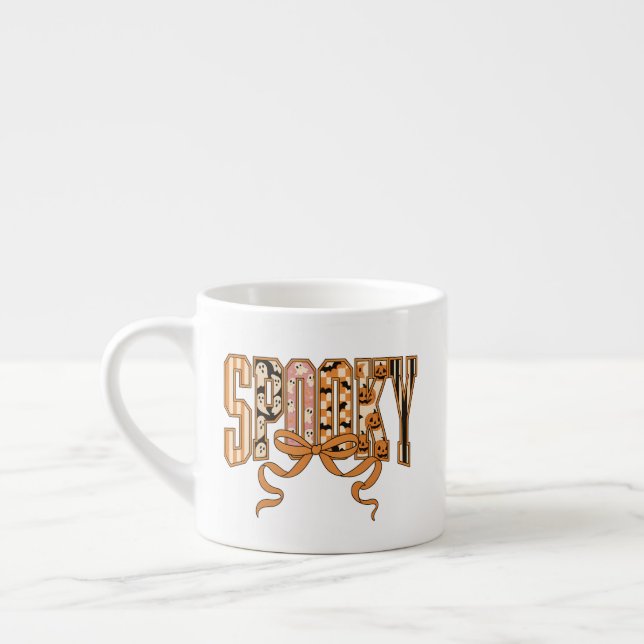 Skrämmande Coquette Halloween-estetik-66166 Espressomugg (Vänster)