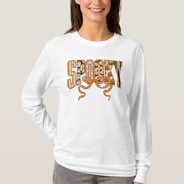 Skrämmande Coquette Halloween-estetik-66166 T Shirt (Framsida)