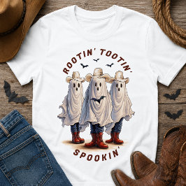Skrämmande Cowboy-spöken Halloween  T Shirt