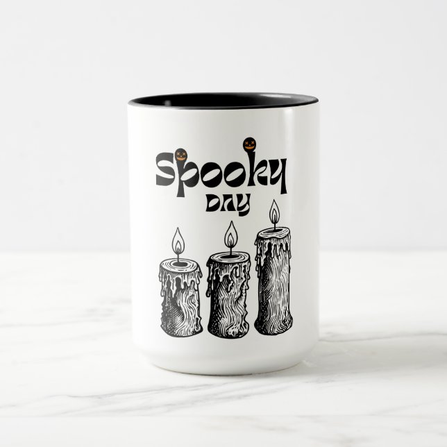 Skrämmande dag God Halloween Mugg (Center)