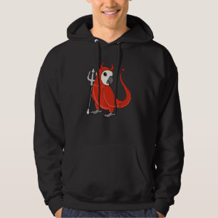 Skrämmande Djävulsk Kostym Papegoja I Sulphur-cres Hoodie