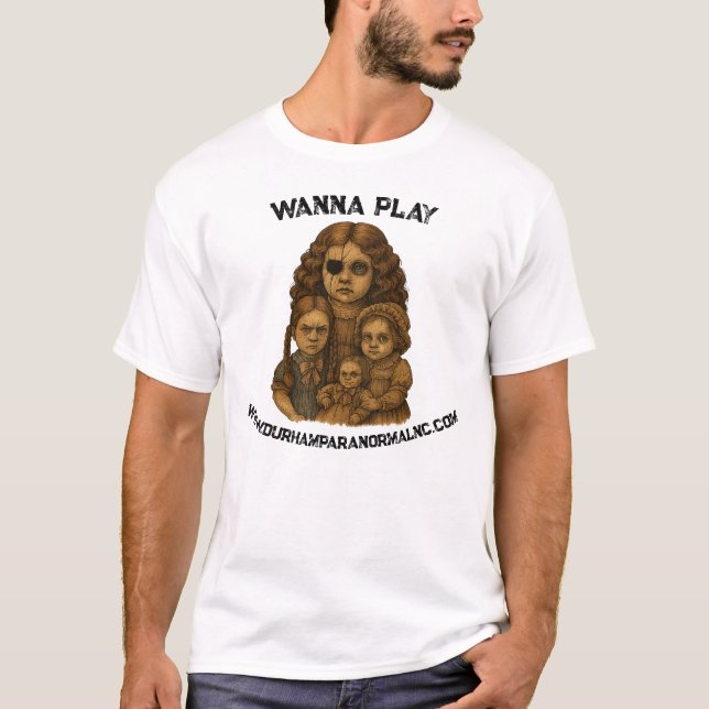Skrämmande dockor t shirt (Framsida)
