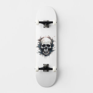 Skrämmande Dödskalle Mini Skateboard Bräda 18,5 Cm