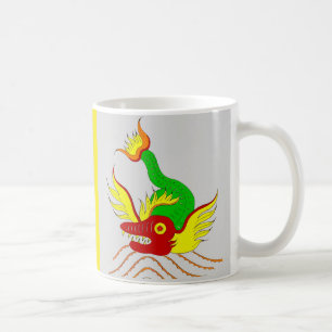 skrämmande drake kaffemugg