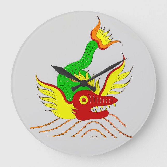 skrämmande drake stor klocka (Framsida)