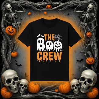 Skrämmande droppande Boo-gänget Spöken och Hallowe T Shirt