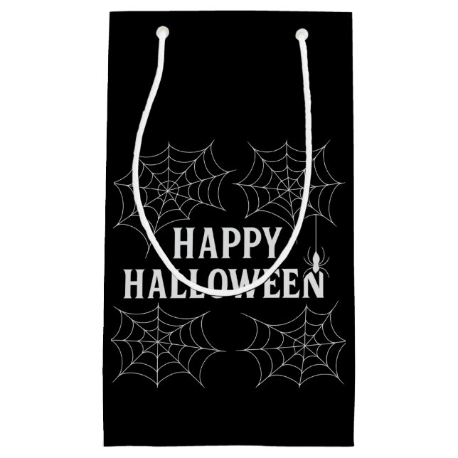 Skrämmande drycker Glad Halloween Spindelnät Spöka (Framsidan)
