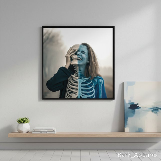 Skrämmande dubbelexponeringskonst  poster (Skapare uppladdad)