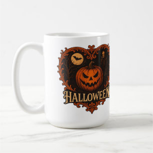 Skrämmande estetisk Halloween klassisk mugg 15 oz