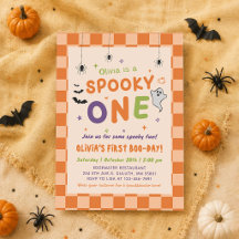 Skrämmande ett Halloween 1:a Boo-dagen födelsedag