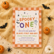 Skrämmande ett Halloween 1:a Boo-dagen födelsedag