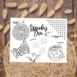 Skrämmande Ett | Halloween | Barnaktivitetsmatta(2