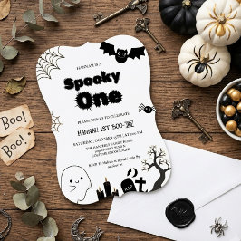 Skrämmande ett Halloween förstagångsfödelsedagsfes