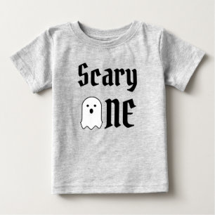 Skrämmande Ettårs Födelsedags T-Shirt för Bebis