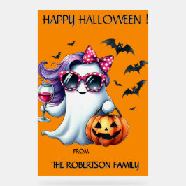 Skrämmande flickaktig spök Halloween