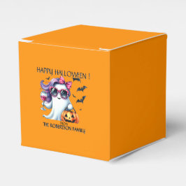 Skrämmande flickaktig spök Halloween Presentaskar