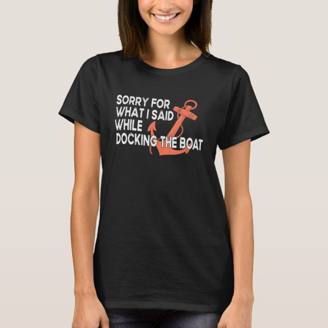 Skrämmande för vad jag sa när jag dockade Bo T Shirt (Framsida)