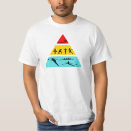 Skrämmande gåva, livsmedelspyramid t shirt