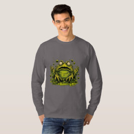 Skrämmande giftig mutantgroda långärmad t shirt