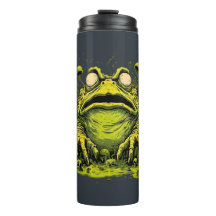 Skrämmande giftig mutantgroda termisk tumbler