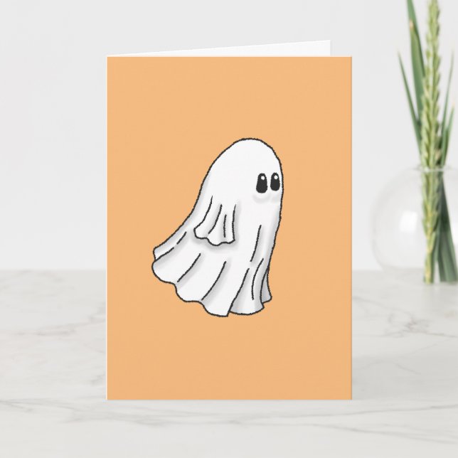 Skrämmande Glad Halloween-kort Inbjudan (Framsida)