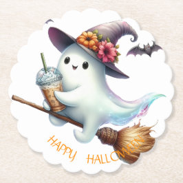 Skrämmande Glad Halloween Underlägg Papper