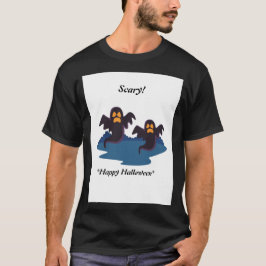 Skrämmande Glad Halloween XL Storlek Kläder Herr-T T Shirt