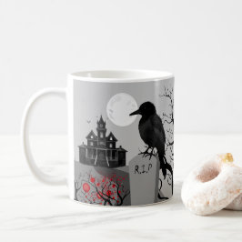 Skrämmande gotisk Halloween-mugg Kaffemugg