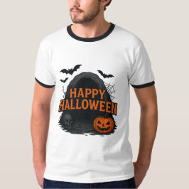 Skrämmande grotta Halloween välkomst T-shirt