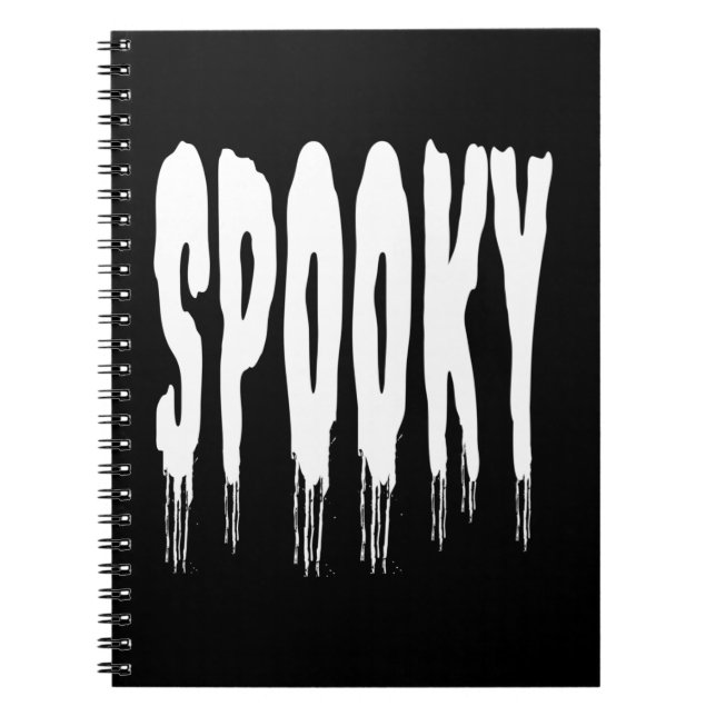 SKRÄMMANDE HALLOWEEN ANTECKNINGSBOK (Framsidan)