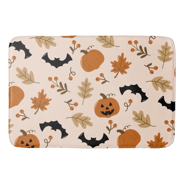 Skrämmande Halloween  Badrumsmatta (Framsidan)
