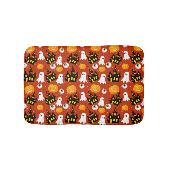 Skrämmande Halloween  Badrumsmatta (Framsidan)