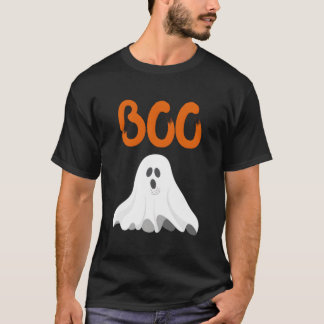 Skrämmande Halloween Boo Spöke T Shirt