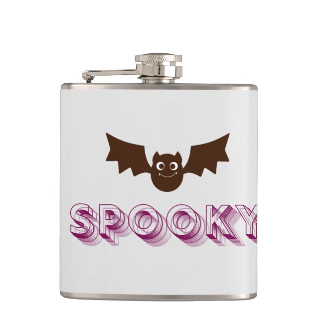 Skrämmande Halloween [Designnamn] Anpassad Hip Fla Fickplunta (Framsidan)