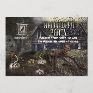 Skrämmande Halloween-fest inbjudningar från Sinist
