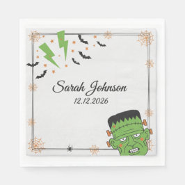 Skrämmande Halloween-fest servetter | 3-lagers söt