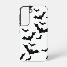 Skrämmande Halloween-fladdermöss Mönster Estetisk