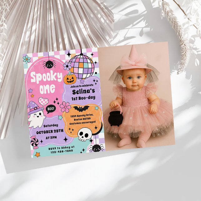 Skrämmande Halloween-födelsedag Inbjudningar (Skapare uppladdad)