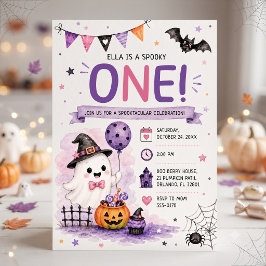 Skrämmande Halloween-födelsedagsfest Inbjudningar